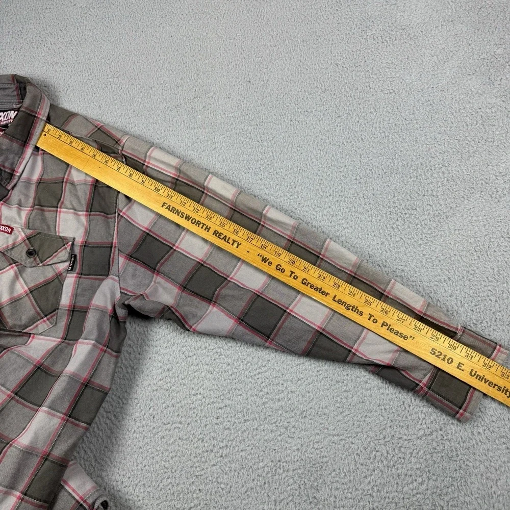 Dixxon Flannel Shirt Men 3XL Gray The Hotshot FR Work Fire Resistant Long Sleeve - Picture 9 of 12